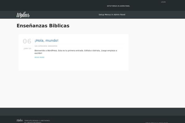 Site using Vibe-shortcodes plugin