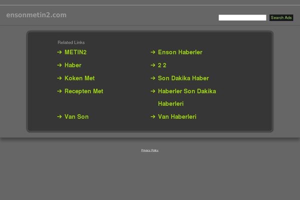 ensonmetin2.com site used Albizia