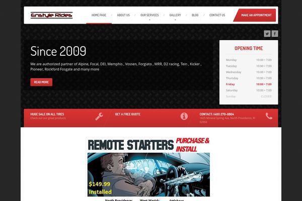 enstylerides.com site used Enstyle