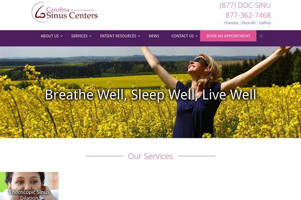 Fluida-child theme site design template sample