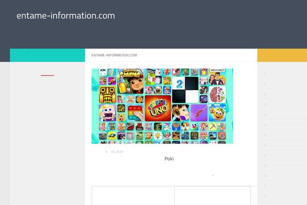 Hueman theme site design template sample