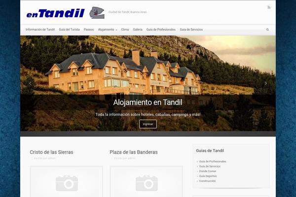evolve theme site design template sample
