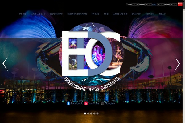 Parallax theme site design template sample
