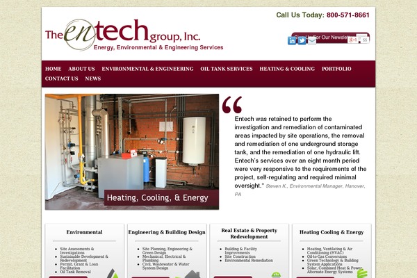 entechgroupinc.com site used Pcg