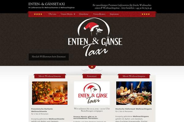 The Restaurant theme site design template sample