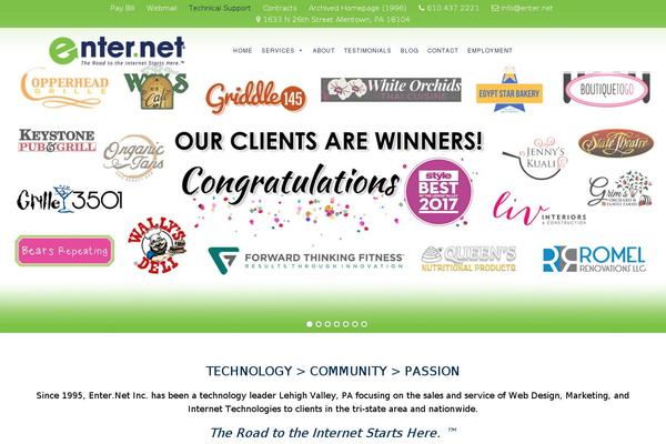 Winfield theme site design template sample