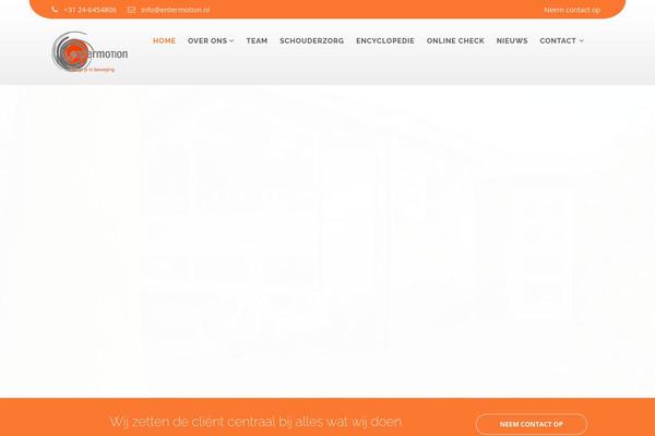Chiropractor theme site design template sample