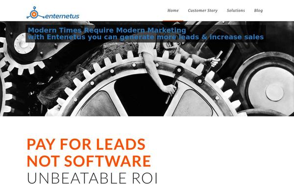 Agile theme site design template sample
