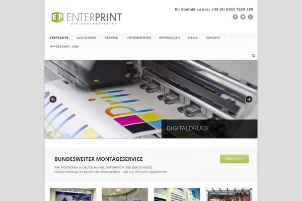 Modernize theme site design template sample