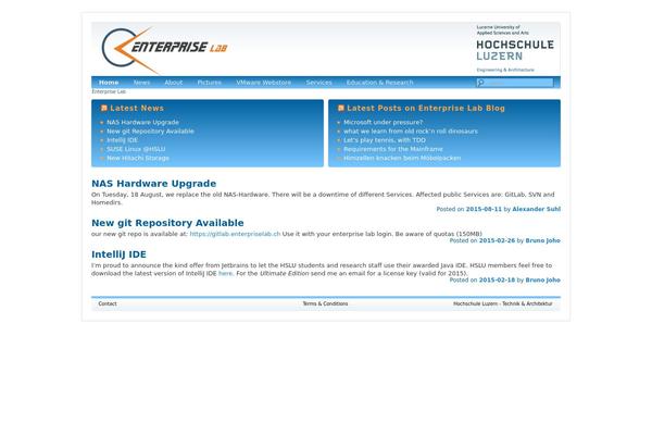 Elab theme site design template sample