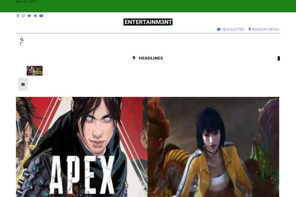 Newsmatic theme site design template sample