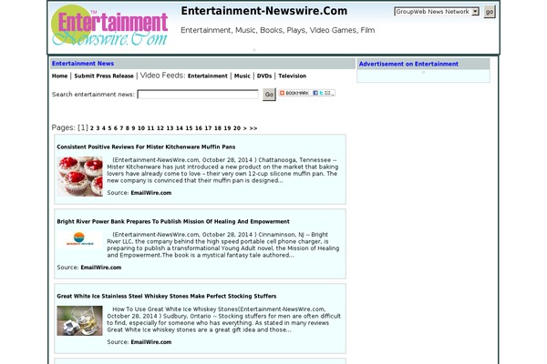 Investors-newswire theme site design template sample
