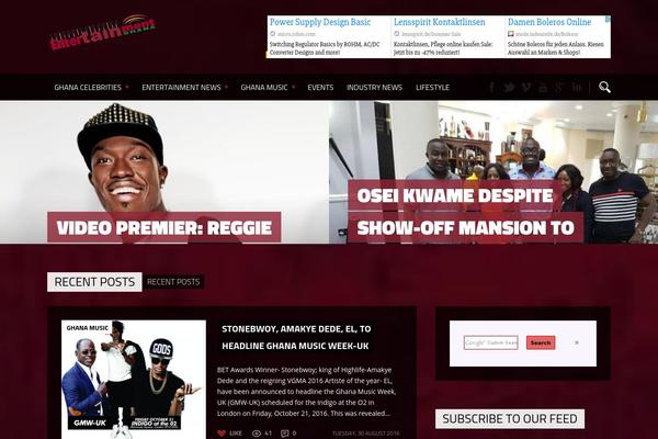 entertainmentghana.net site used Entertainment