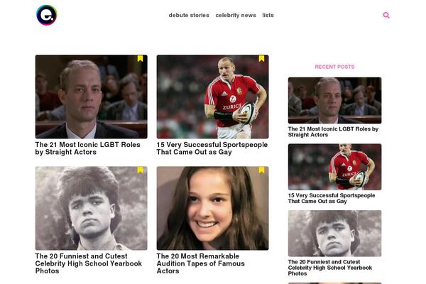 15Zine Child theme site design template sample