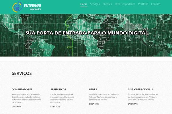 One Pager theme site design template sample