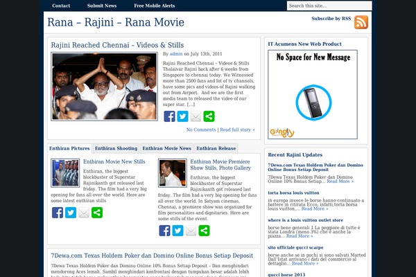 Structure theme site design template sample