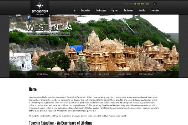 Voyage Parent theme site design template sample