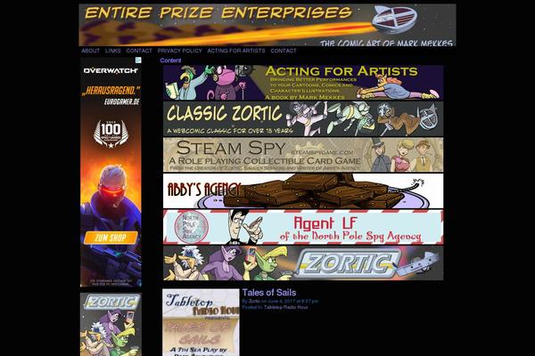 ComicPress theme site design template sample