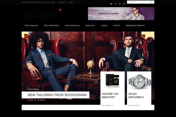 Bam theme site design template sample
