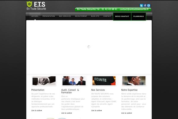 Awake theme site design template sample