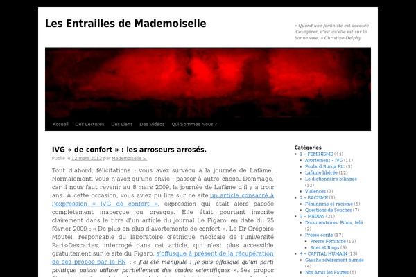 Twenty Ten theme site design template sample