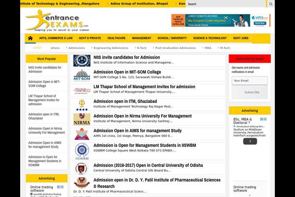 Portal theme site design template sample