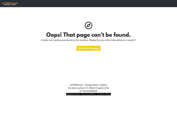 Escape theme site design template sample