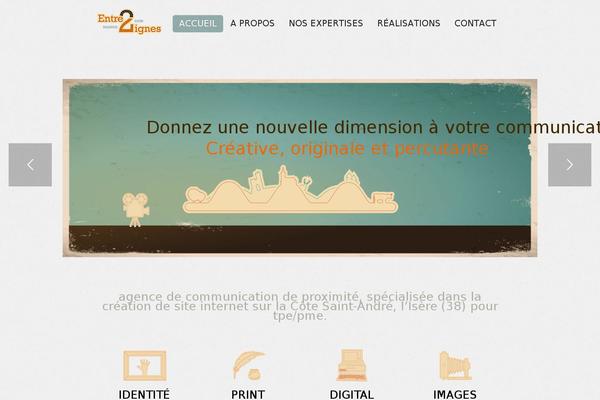 Secundo theme site design template sample