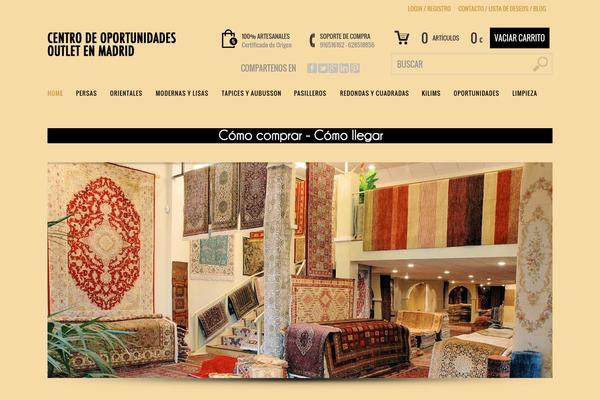 Storefront Child theme site design template sample