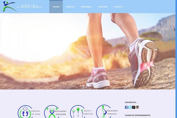 Jupiter theme site design template sample