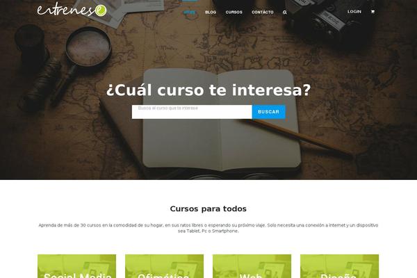 Site using Vibe-course-module plugin