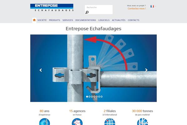 entrepose-echafaudages.com site used Entrepose