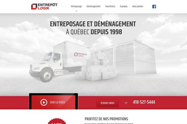 Logik theme site design template sample