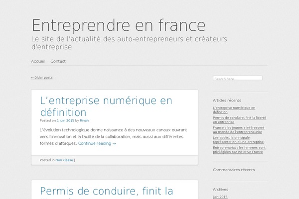 SemPress theme site design template sample