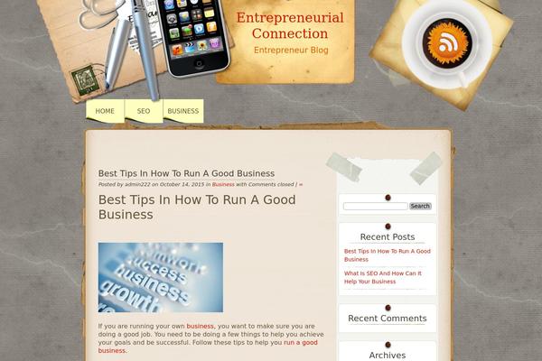 Newsstand theme site design template sample