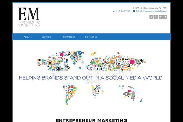 Site using WordPress Team Manager plugin