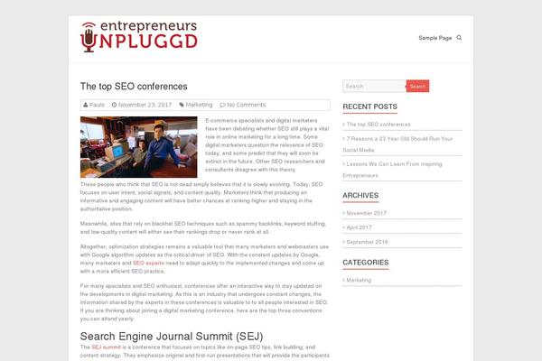 Esteem theme site design template sample