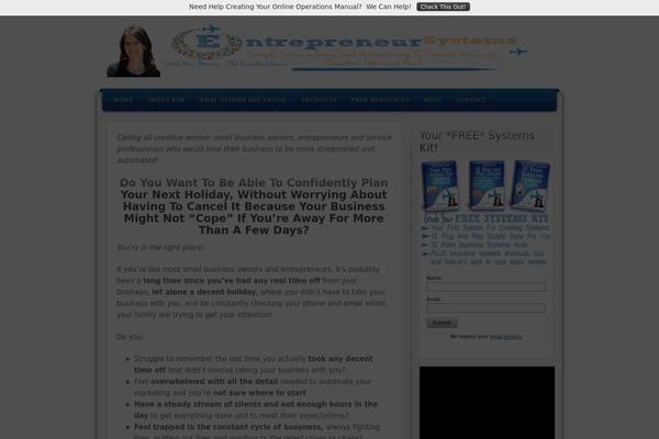 Alyeska theme site design template sample