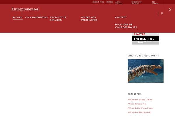 Karma Child theme site design template sample
