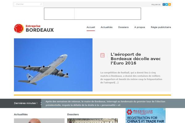 Second Touch theme site design template sample
