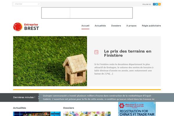 Site using Crumina-page-slider plugin