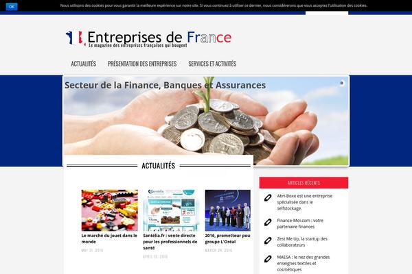 Extremis theme site design template sample
