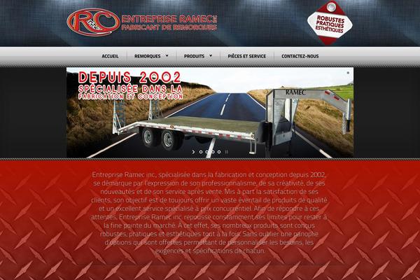 Radial theme site design template sample