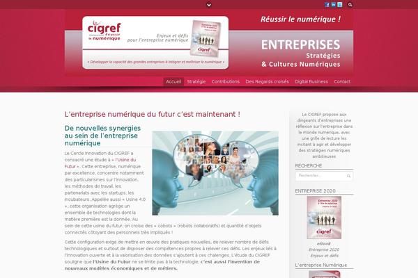 Flare Child theme site design template sample