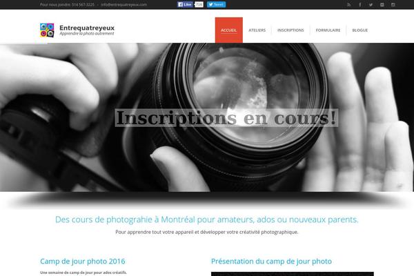 Sympathique theme site design template sample
