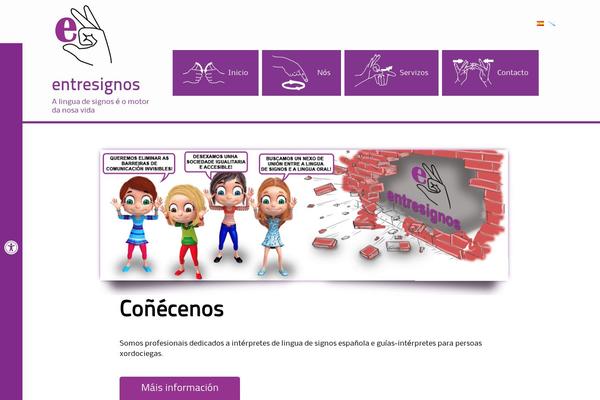 Alexandria Child theme site design template sample