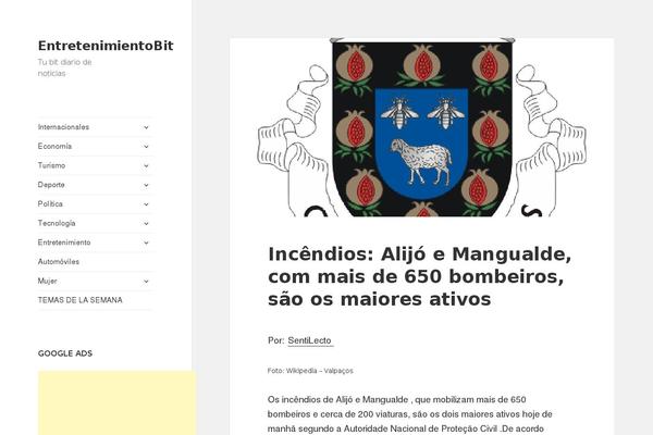 entretenimientobit.com site used Newsup