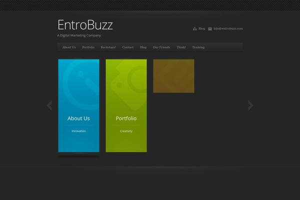 Cascade theme site design template sample