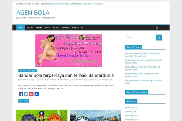 ColorMag theme site design template sample