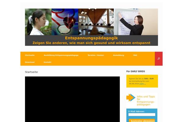 Vantage theme site design template sample